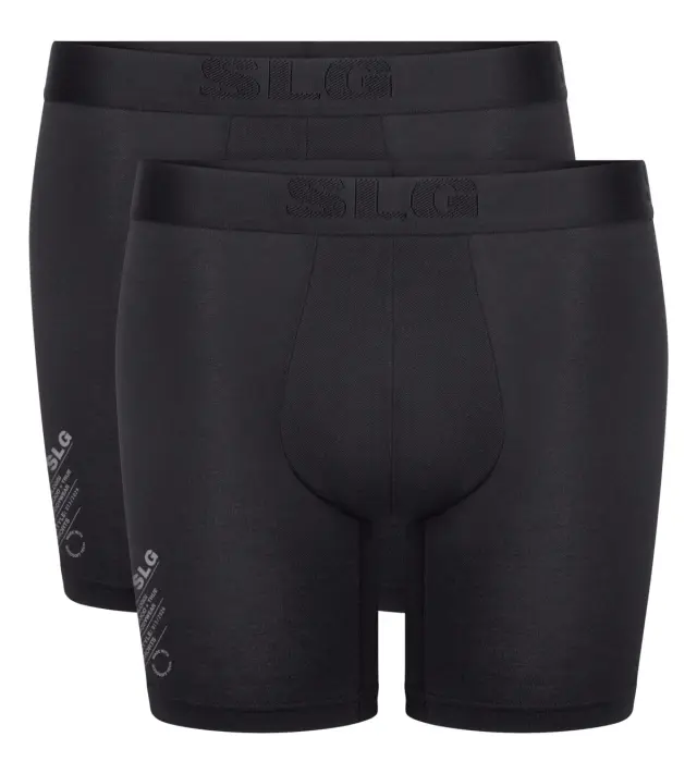 Sloggi Men Μποξεράκια SLG Base Soft Shorts Μαύρο 2-Pack 2