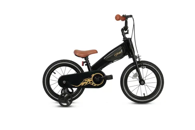 ΠΟΔΗΛΑΤΟ QPLAY MOTOR 14'' ΙΣΟΡΡΟΠΙΑΣ & ΚΑΝΟΝΙΚΟ 3-ΣΕ-1 - ΜΑΥΡΟ 2