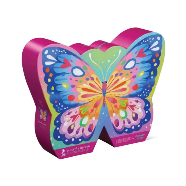Παζλ Δαπέδου 36 Τεμαχίων Butterfly Garden Crocodile Creek 3+ ετών