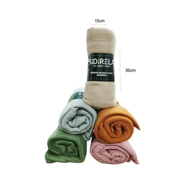 Sidirela Κουβέρτα Βελούδο Fleece 220x200cm – Velvet Fleece Blanket e0006 2