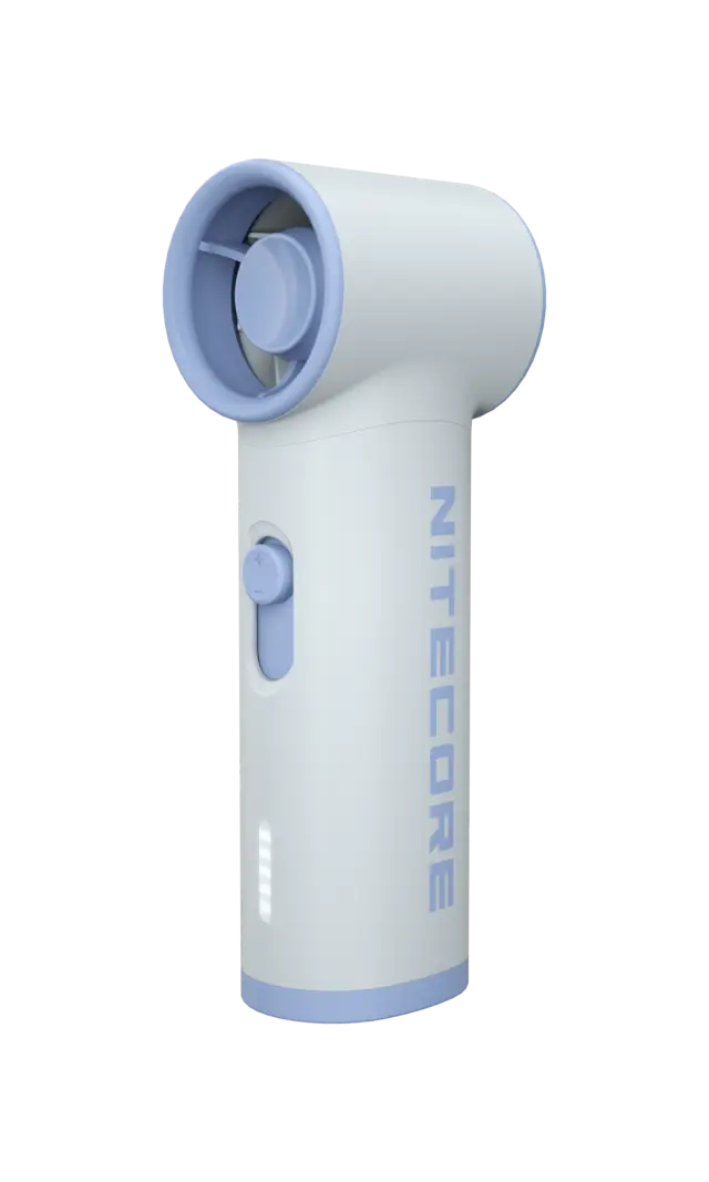 NiteCore Lightweight Mini Handheld Fan NEF01 Lite Lavender Blue (9110101571)