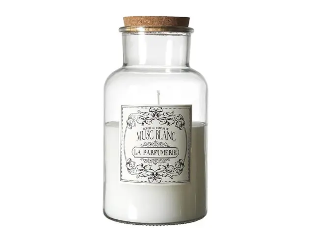 Αρωματικό κερί Apothecary Home Deco Factory με διάρκεια καύσης 110 ώρες, άρωμα Musc Blanc και διαστάσεις 14x25.5cm BO0141 3