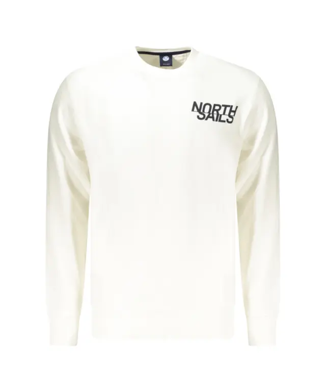 North Sails- Ανδρικό Φούτερ Hoodie Regular Fit 993024-000-0105 Λευκό