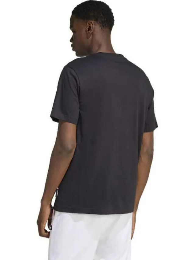adidasΑθλητική Μπλούζα Κοντομάνικη Μαύρη - S 3