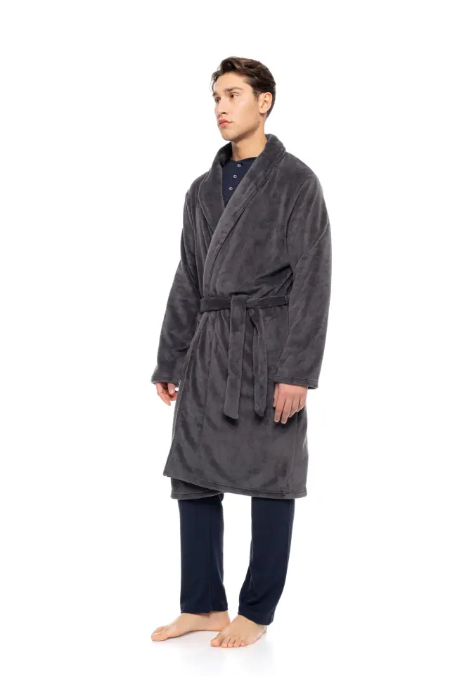 WN-M102_1 - Indigo Blue - ROBE SOFT LONG - XXL 2