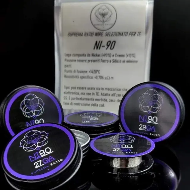Wires Ni90 - Suprema Ratio 26ga/40mm