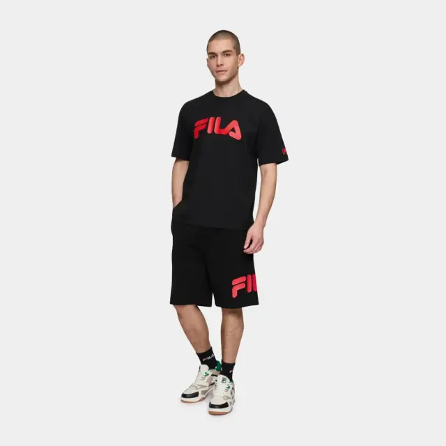 Fila - Ανδρικό T-shirt Lasson Loose Fit Tee FAM0873-83075 Μαύρο 3