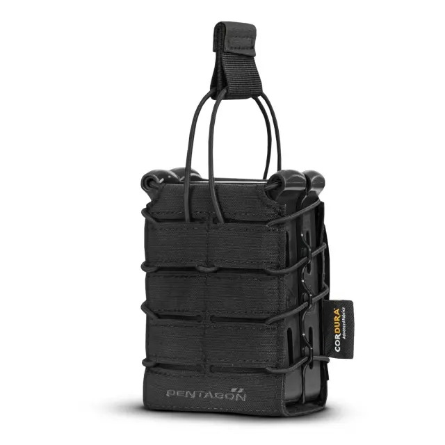Pentagon Elpis Rifle Mag Pouch Double-Θήκη Γεμιστήρων Διπλή - 06Ε-RAL7013 2