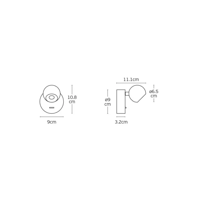 Aira 04573/WA/W/W Απλίκα τοίχου led λευκή Άσπρο 2