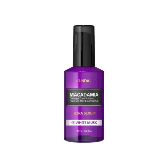 Kundal Macadamia Hair Ultra Serum White Musk Ενυδατικός Ορός Μαλλιών για Θρέψη, 100ml
