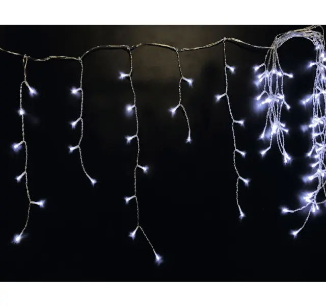100 LED ΓΙΡΛΑΝΤΑ ΠΡΟΓΡΑΜ+ΣΤΑΘΕΡΑ ΔΙΑΦΑΝ. ΚΑΛΩΔΙΟ ΨΥΧΡΑ IP44