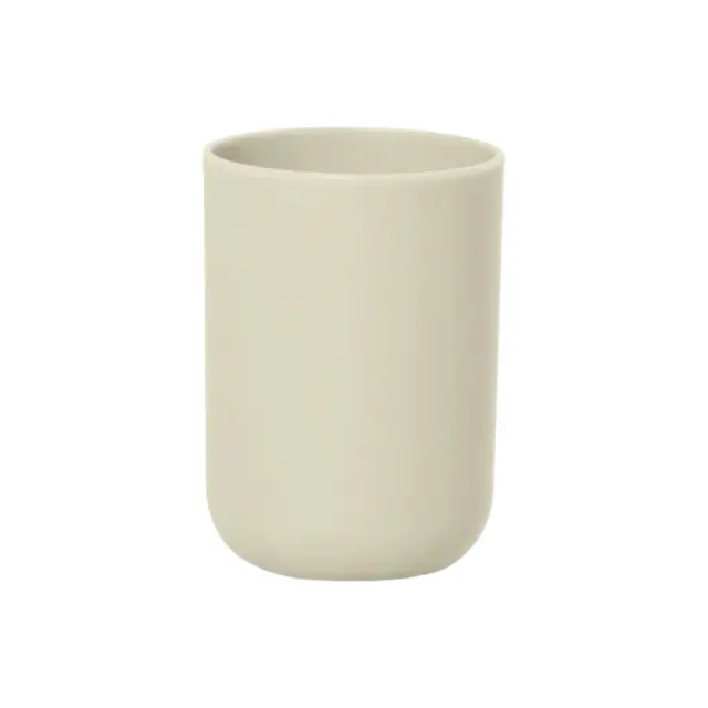 Θήκες οδοντόβουρτσας πλαστικές σε σετ 5Χ - Beige - 21573