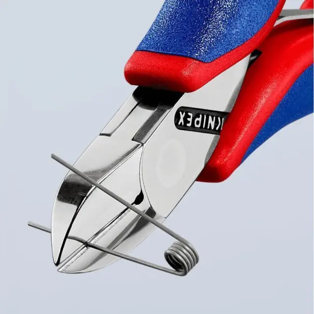 Knipex 7702115 Πλαγιοκόφτης ηλεκτρονικών με βαριά μόνωση Νο115mm 3