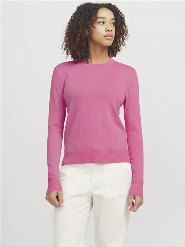 Μπλούζα basic πλεκτή, JXCARA COMFY CREW NECK KNIT, JJXX - XL