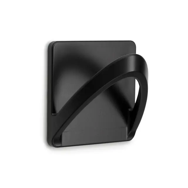 ΚΡΕΜΑΣΤΡΑ ΑΓΚΙΣΤΡΟ ΜΠΑΝΙΟΥ MONO ΑΔΙΑΒΡΟΧΟ INOFIX RIBBON ''ΚΟΡΔΕΛΑ'' 2190 65Χ65Χ45ΜΜ ME ΑΥΤΟΚΟΛΛΗΤΗ ΤΑΙΝΙΑ Μαύρο