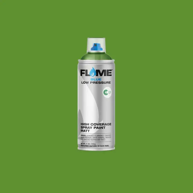 Flame Blue Spray Paint 400ml FB-644 Kiwi Dark