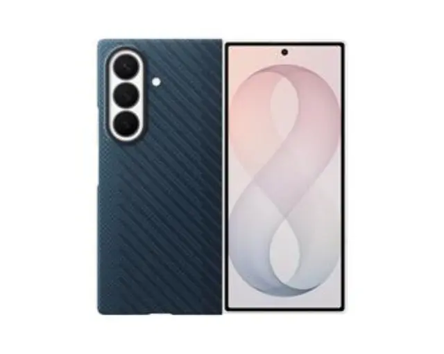 EF-KF976SNE Samsung Carbon Magnet Case for Galaxy Z Fold 8 Ultra Blue