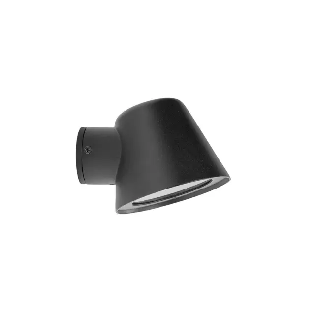 Nuun Φωτιστικό τοίχου GU10/PAR16 IP44 ø11.5x9x14.6cm μαύρο