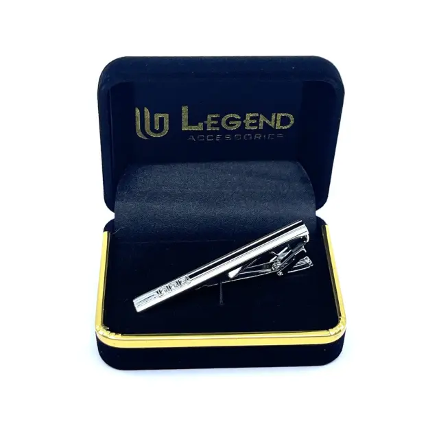 Ασημί Κλιπ Γραβάτας 6 cm – LGTC-T13/8