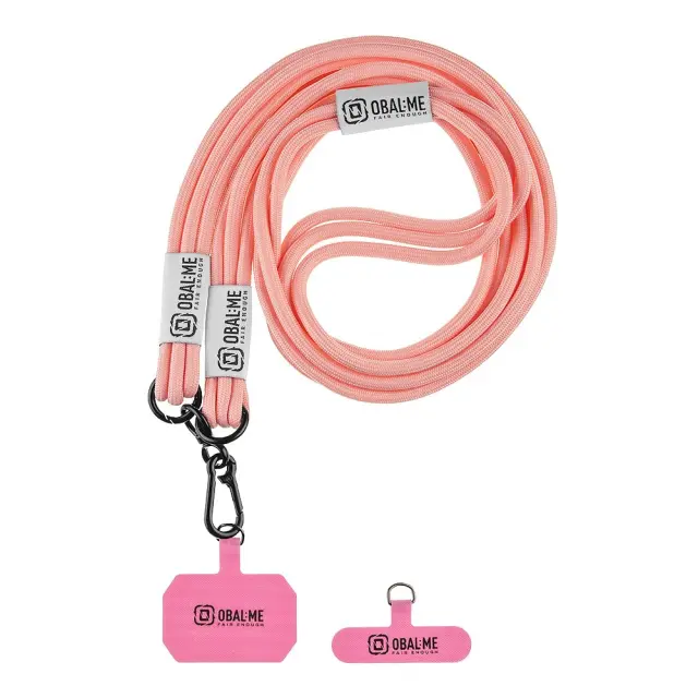 OBAL:ME NeckTag Trio Rope for Mobile Phone Pink 2