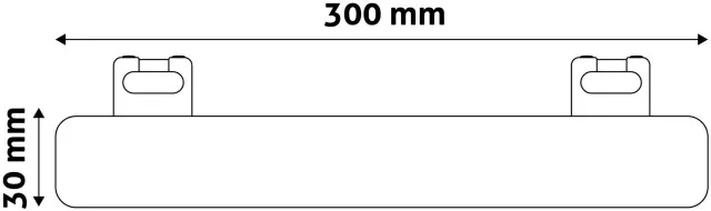 Avide LED Λάμπα Τύπου Linestra 5W 30cm S14s Λευκό 4000K 15.001.0133 3