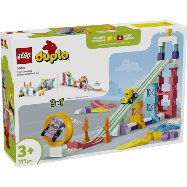 LEGO DUPLO 10478 3 in 1 Creative Ramps with Vehicles