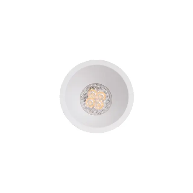 Irma 03332/W Σποτ στρογγυλό σταθερό IP65 ø6.6cm λευκό Άσπρο