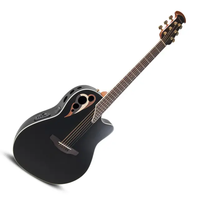 Ovation CDX40-5-G Celebrity Elite Deluxe Deep Contour Ηλεκτροακουστική Κιθάρα Black Satin