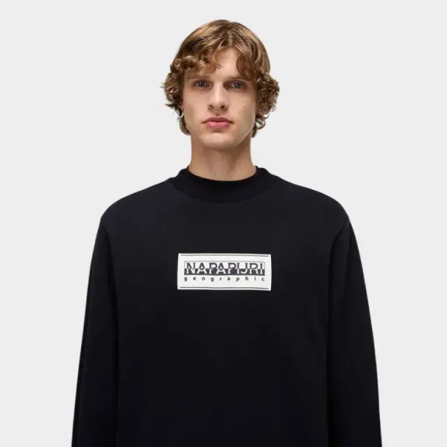 Napapijri - Ανδρική Μπλούζα Φούτερ B-Box Logo NP0A4I1A-041 Μαύρο - 2XL 3