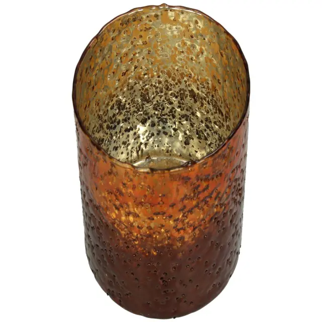 Κηροπήγιο Amber Γυαλί 15x15x16cm 2