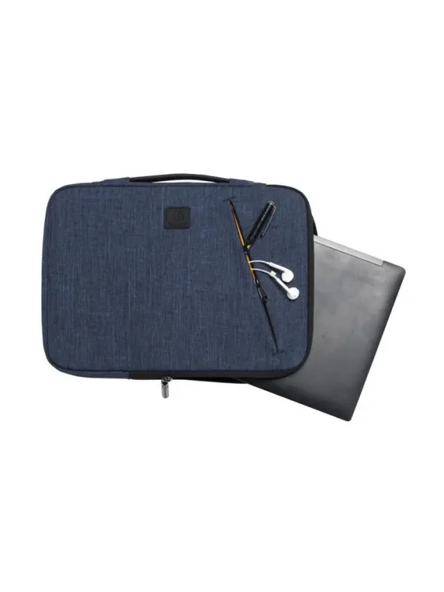 Exacompta Τσάντα Για Laptop 15-16" 2 Θέσεων Με Φερμουάρ Business Blue/ 17142E (Exacompta)