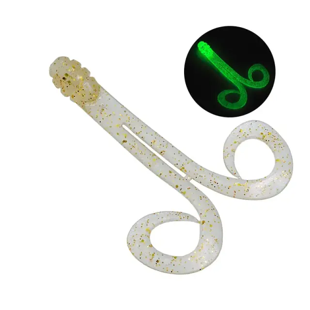 Χταποδάκι Tai Rubber Namida Double Curly Large #TWC09 Glow Gold