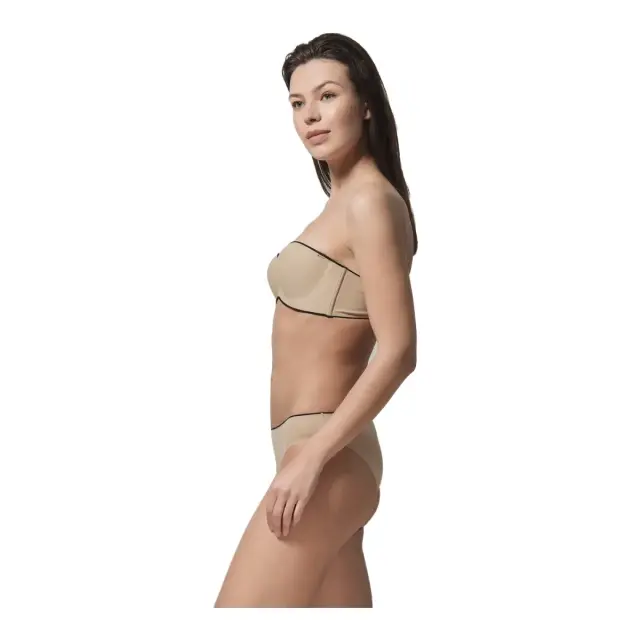 Luna Γυναικείο Σουτιέν Strapless Miracle One, Χρώμα Μπεζ 3