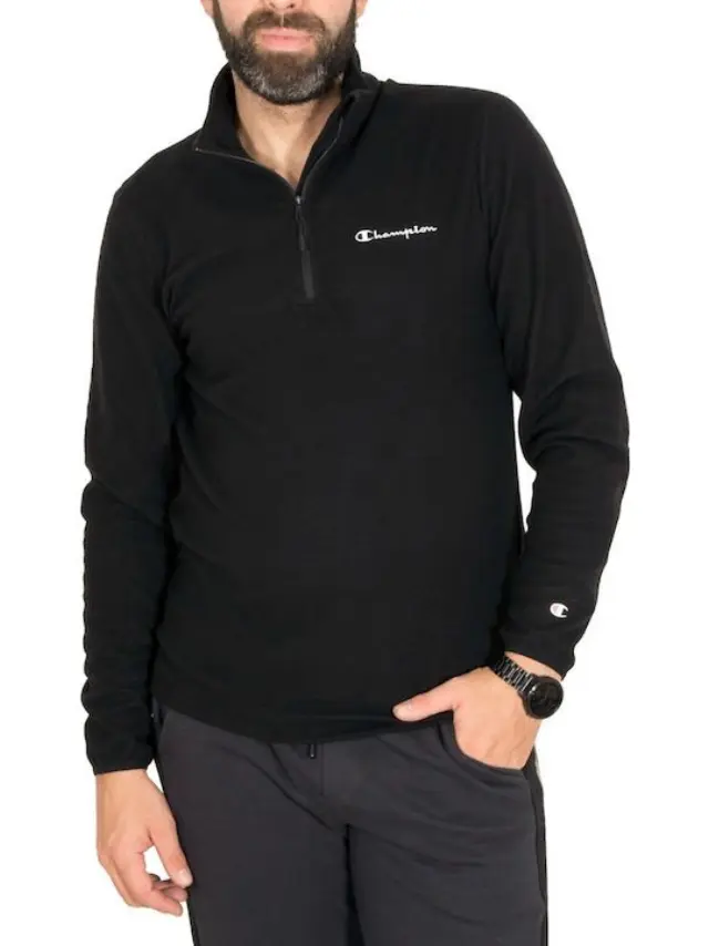 CHAMPION 216695 FLEECE ΖΑΚΕΤΑ ΑΝΔΡΙΚΗ BLACK 2
