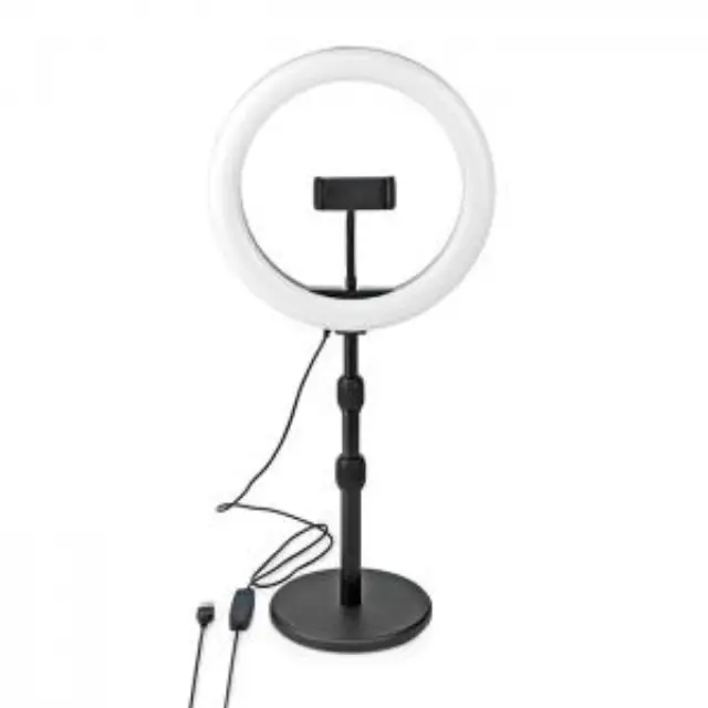Ring Light 10\" (26 cm) με 120 λάμπες LED και επιτραπέζια βάση στήριξης. 2