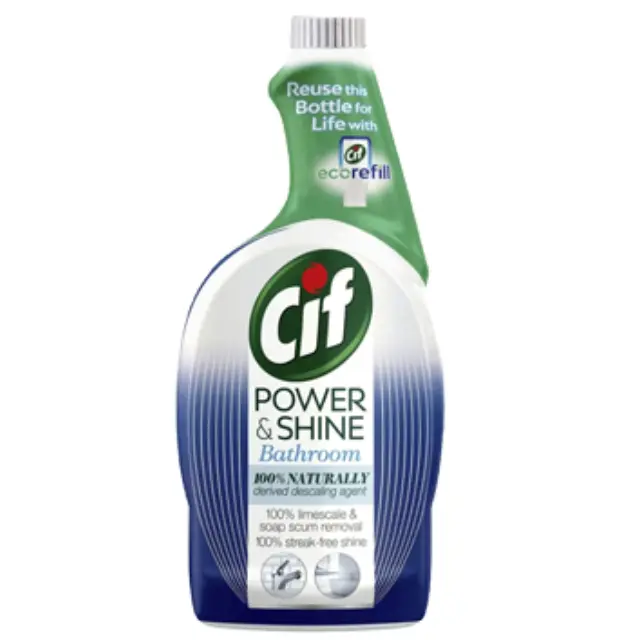 CIF Power + Shine Καθαριστικό Spray Μπάνιου 700ml Ανταλλακτικό