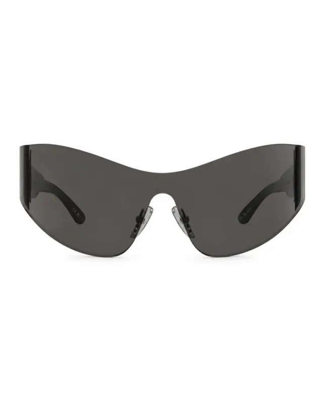 Balenciaga Γυαλιά Ηλίου Mask Μαύρα / Γκρι Unisex BB0257S 001 - 99-1-125