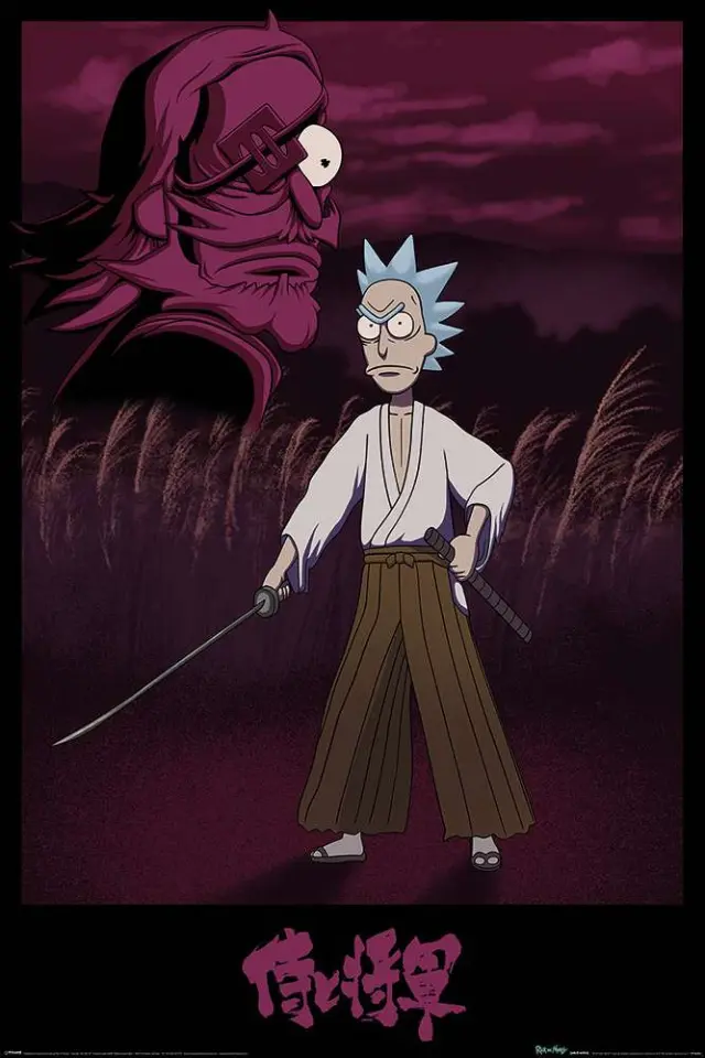Αφίσα , Poster Rick & Morty Samurai Rick 61 X 91,5εκ PP34909