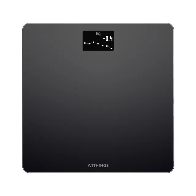 Withings Smart Ζυγαριά WBS06 WiFi Black (WBS06-BLACK-ALL-INTER)
