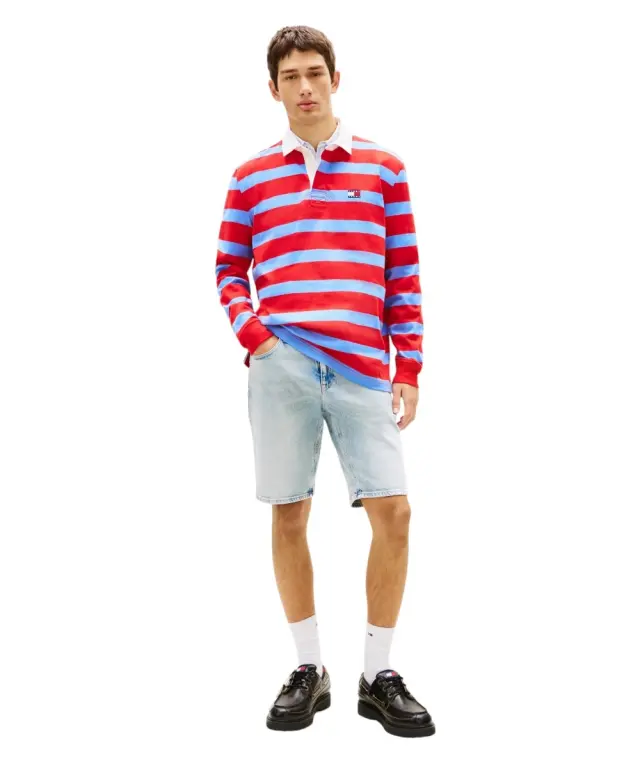 Tommy Hilfiger - Ανδρική Βερμούδα Σορτς Scanton Faded Denim Slim Fit DM0DM22977-1AB Μπλε 2