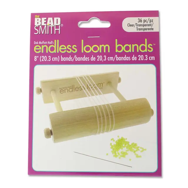 Λαστιχάκια για Αργαλειό Endless Loom - 20.3cm, Clear - 36τεμ