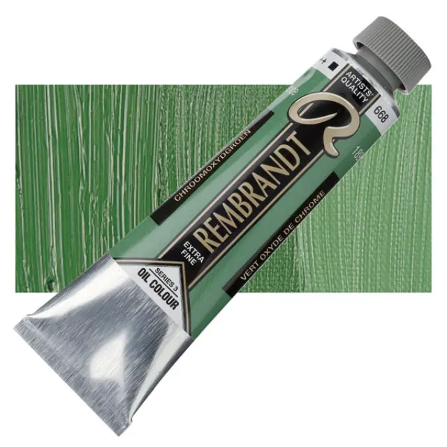 Λάδι Talens Rembrandt - 668 Chromium Oxide Green - 40ml
