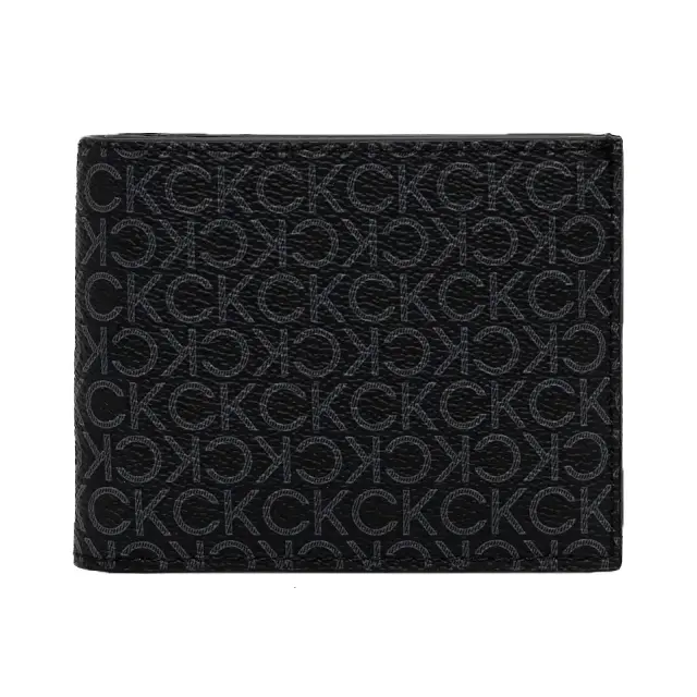 Ανδρική Δερμάτινη Καρτοθήκη Calvin Klein LV04D1039G-UB1 Μαύρη Logo Μαύρο - One Size
