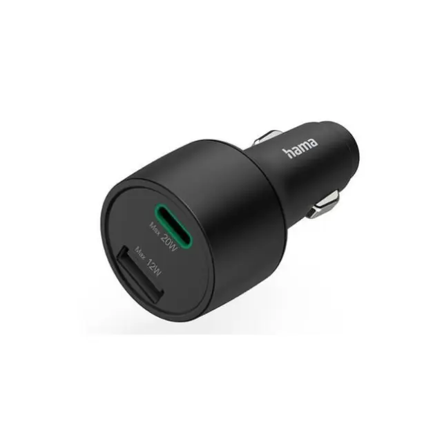 Hama Car Charger USB-C/USB-A PD /Quick Charge 32W Black (201690)