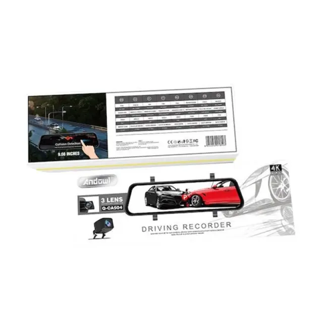 Andowl Κάμερα DVR αυτοκινήτου με οθόνη 9.66″ Q-CA504 - Driving Recorder 0751072 3