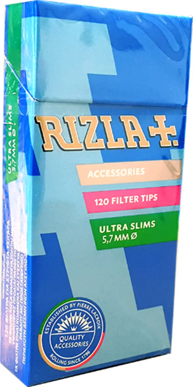 Φιλτράκια Rizla 5.7mm ULTRA SLIM (120 φιλτράκια) (20πακετάκια) 1 τμχ