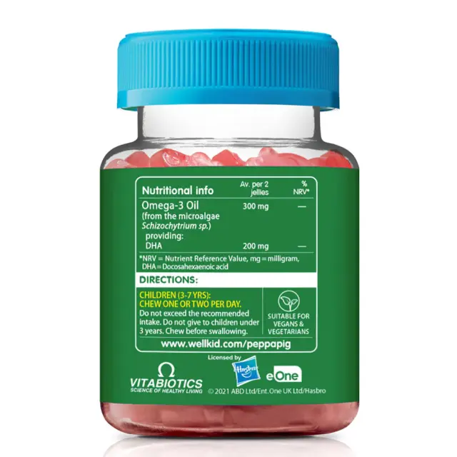Vitabiotics Wellkid Peppa Pig Omega-3 DHA 2
