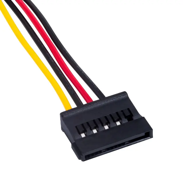 Αντάπτορας με Καλώδιο Akyga AK-CA-16 Molex Αρσενικό/ 2x SATA Θηλυκό 2x 15cm 3