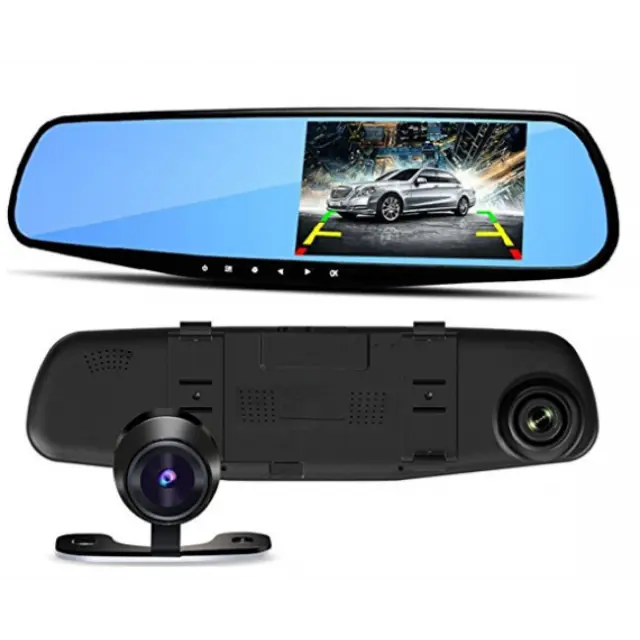 Καθρέπτης αυτοκινήτου με δύο HD DVR κάμερες και TFT LCD οθόνη 4.3"- OEM