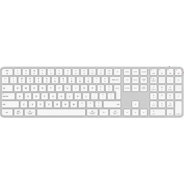 Meetion MT-K230MW 2.4G+Bluetooth Πληκτρολόγιο Λευκό US 17.002.0021 2